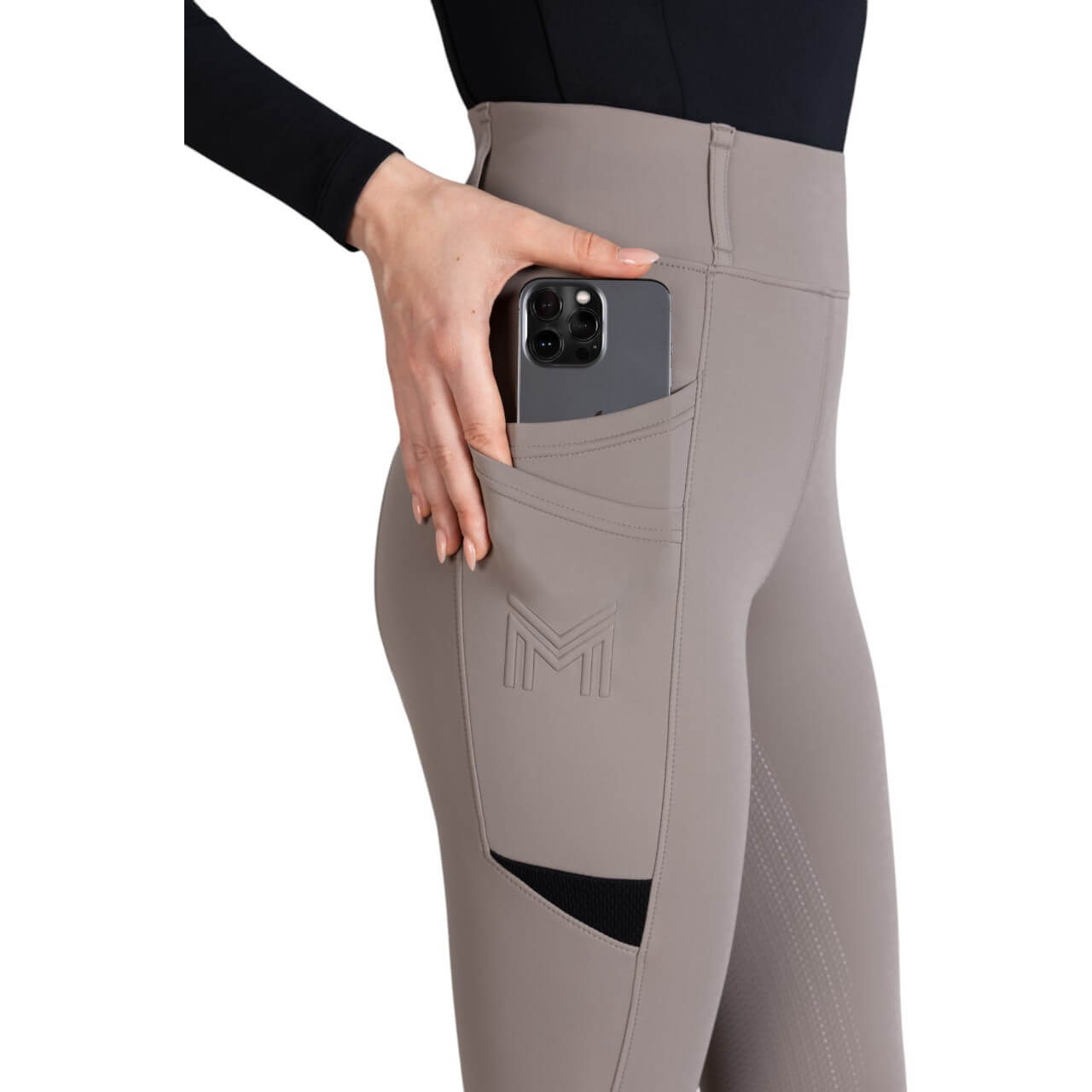 Reitleggings Damen Full-Grip Tech Damenreitleggings