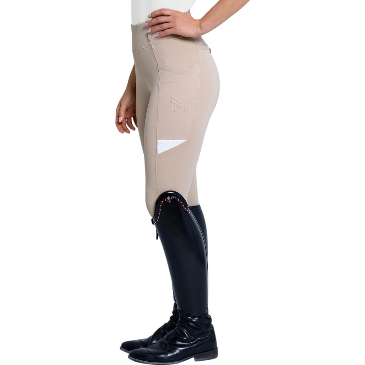 Reitleggings Damen Full-Grip Tech Damenreitleggings