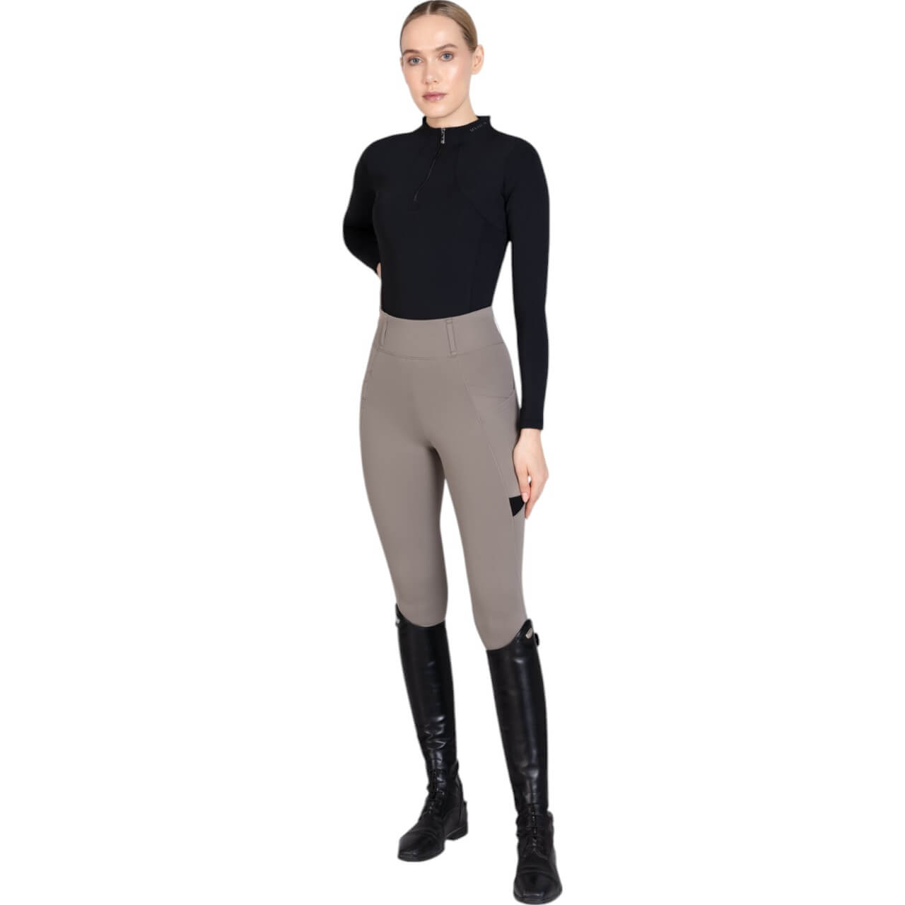 Reitleggings Damen Full-Grip Tech Damenreitleggings