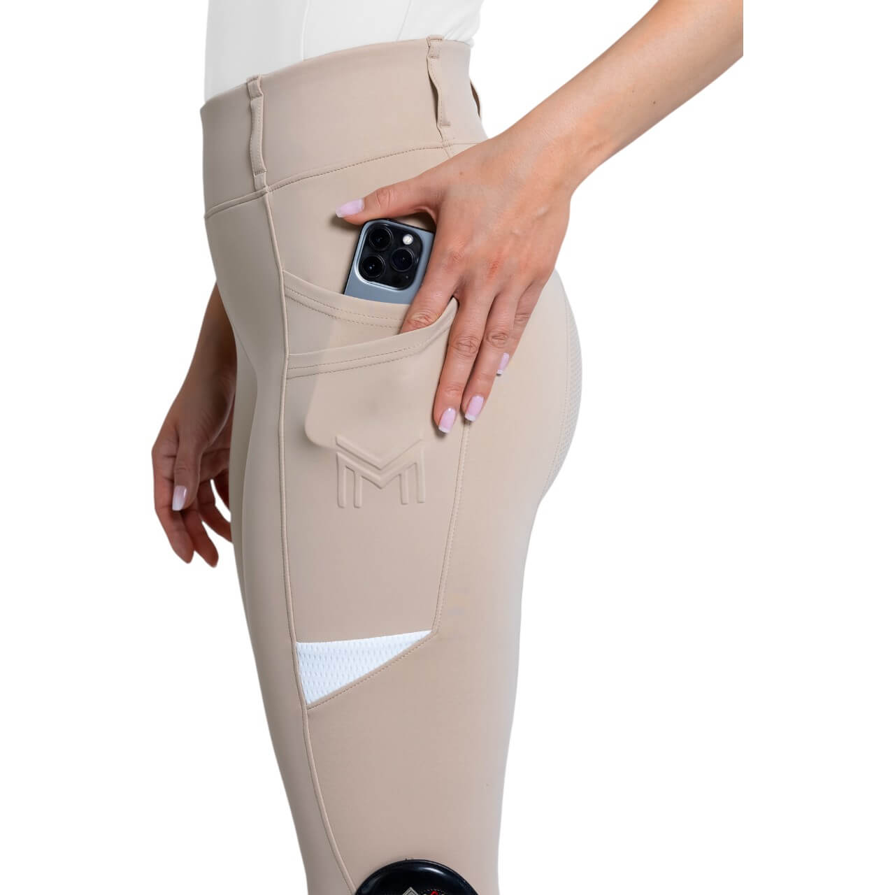 Reitleggings Damen Full-Grip Tech Damenreitleggings