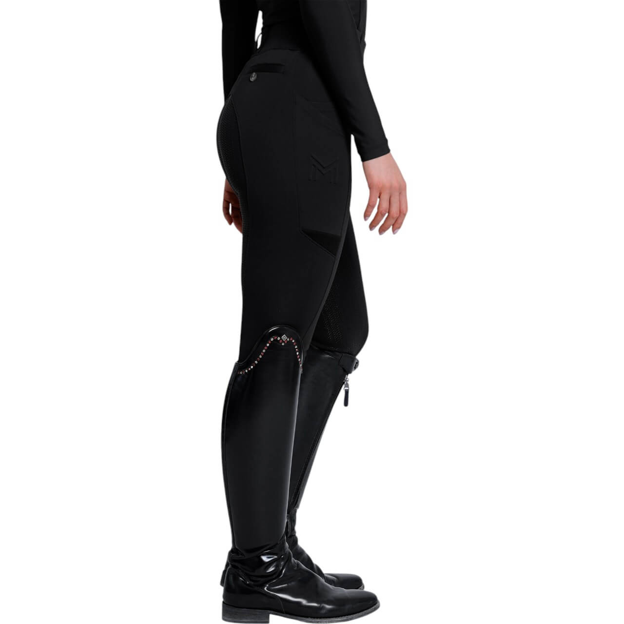 Reitleggings Damen Full-Grip Tech Damenreitleggings