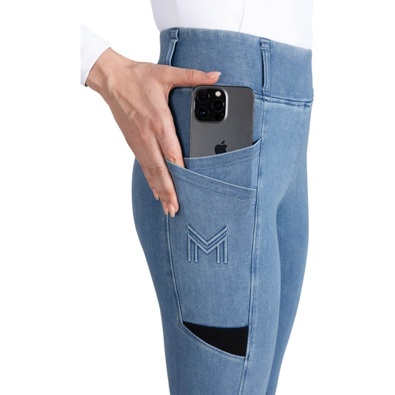 Reitleggings Damen Full-Grip Tech Damenreitleggings