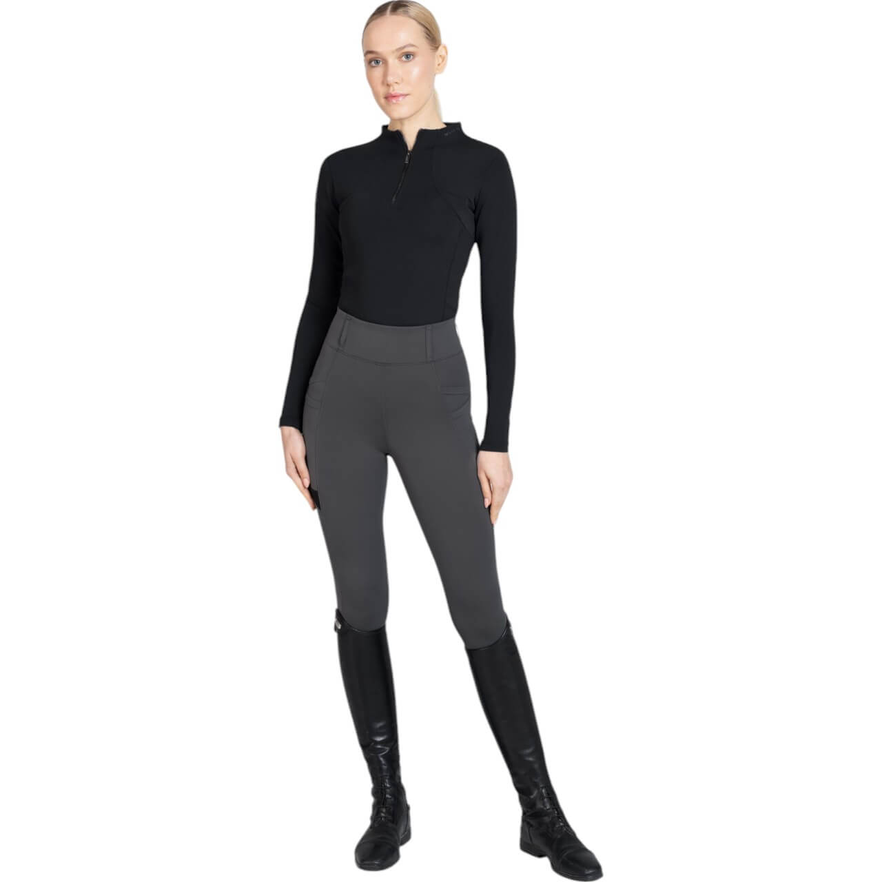 Reitleggings Damen Full-Grip Tech Damenreitleggings