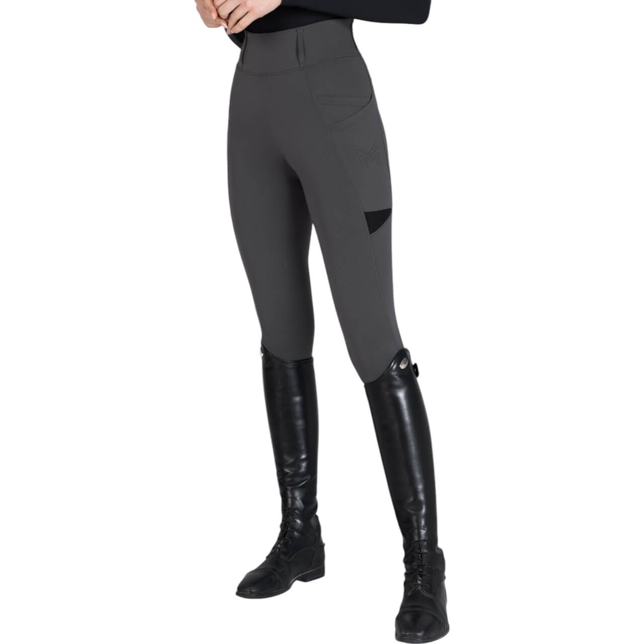 Reitleggings Damen Full-Grip Tech Damenreitleggings