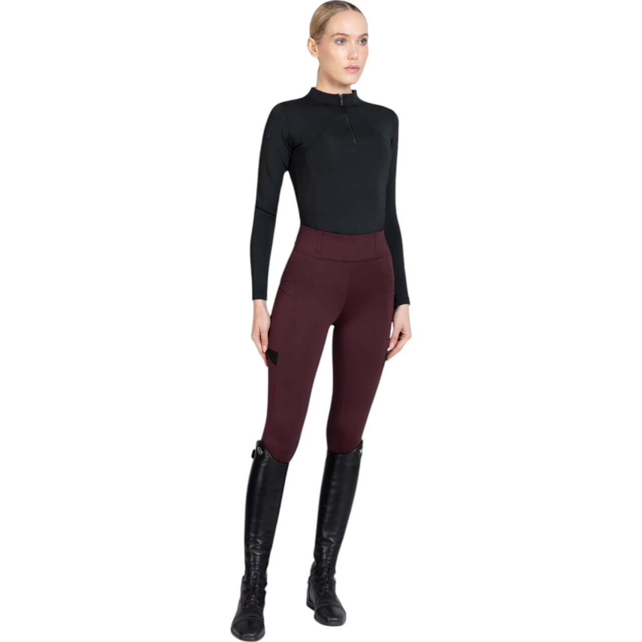Reitleggings Damen Full-Grip Tech Damenreitleggings