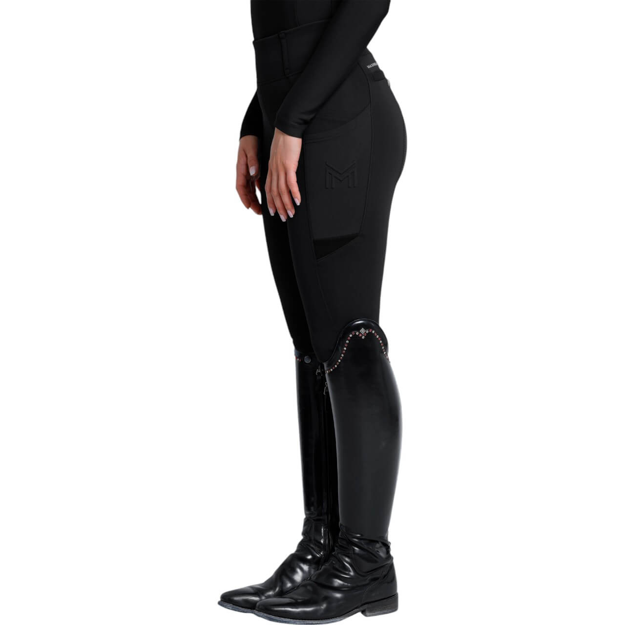 Reitleggings Damen Full-Grip Tech Damenreitleggings