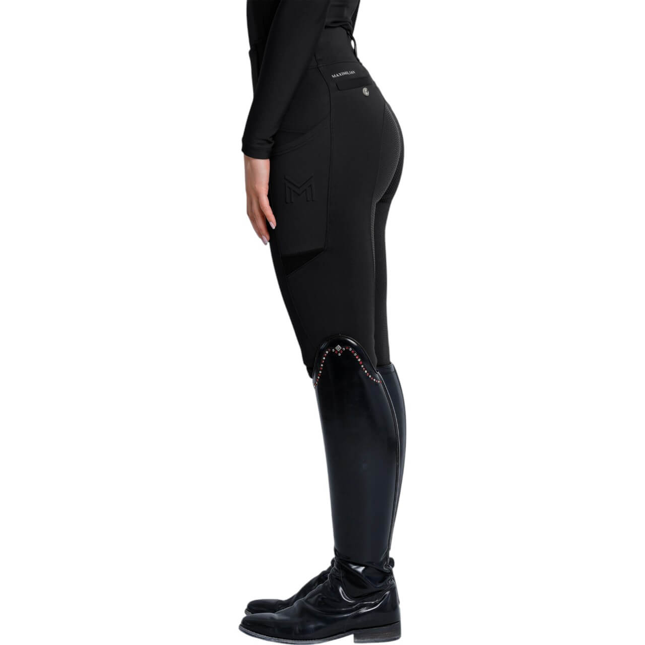 Reitleggings Damen Full-Grip Tech Damenreitleggings