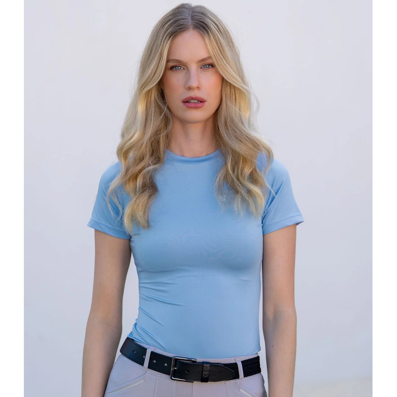 Baselayer Damen Kurzarm Dynamic Midsummer Blue Short Sleeve