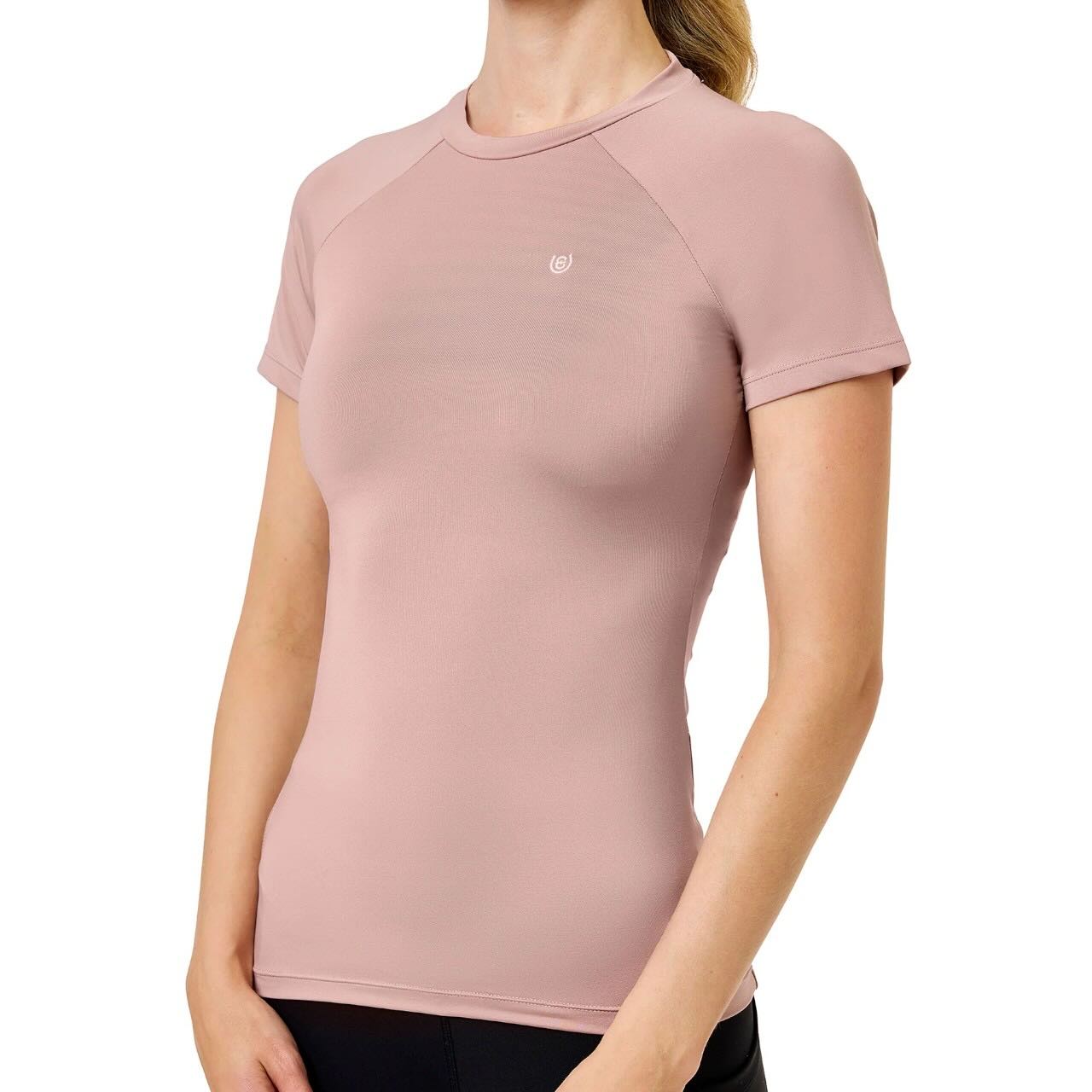 Baselayer Damen Kurzarm Dynamic Midsummer Blush Short Sleeve