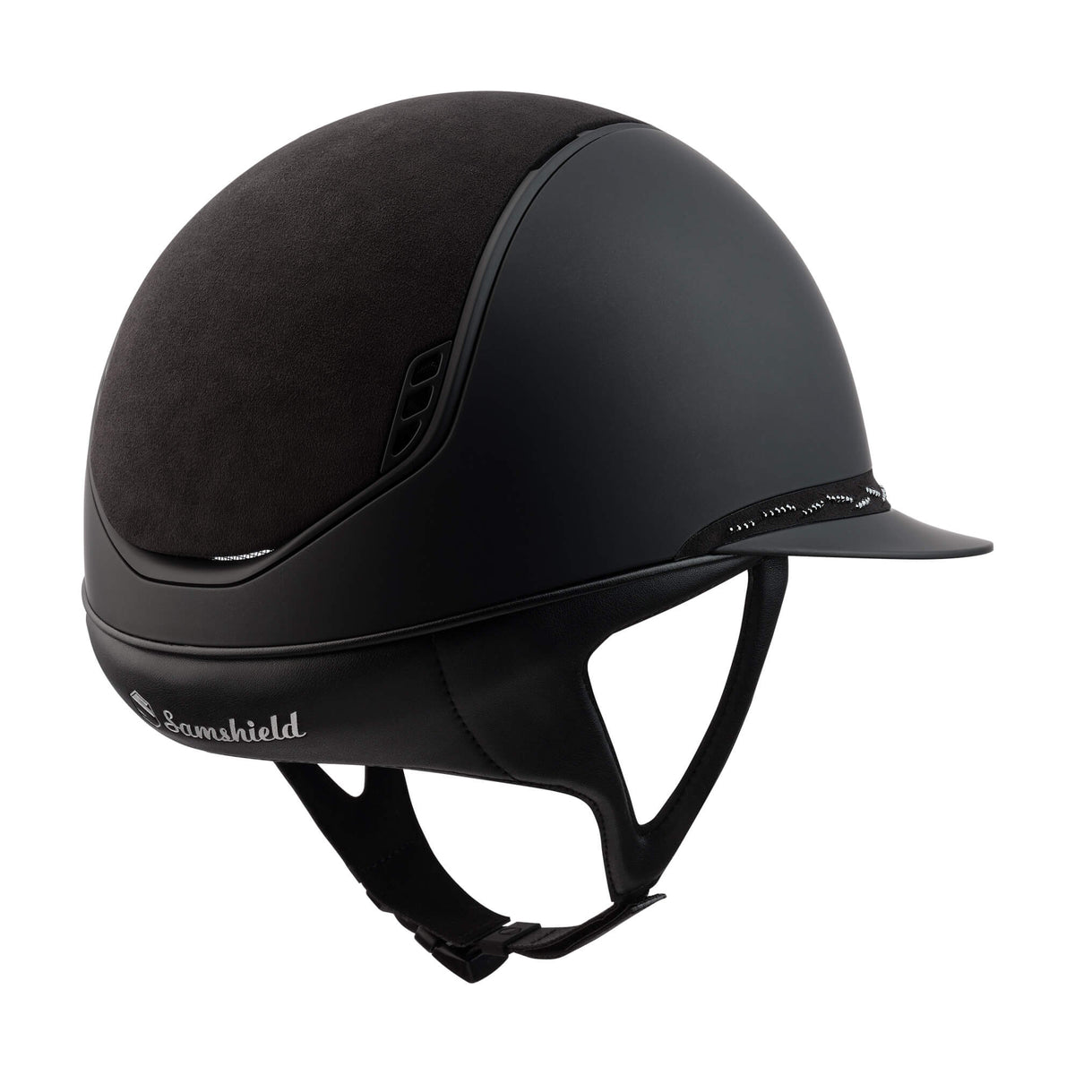 Reithelm Miss Shield Shadowmatt 2.0 Black Flower Swarovski Black