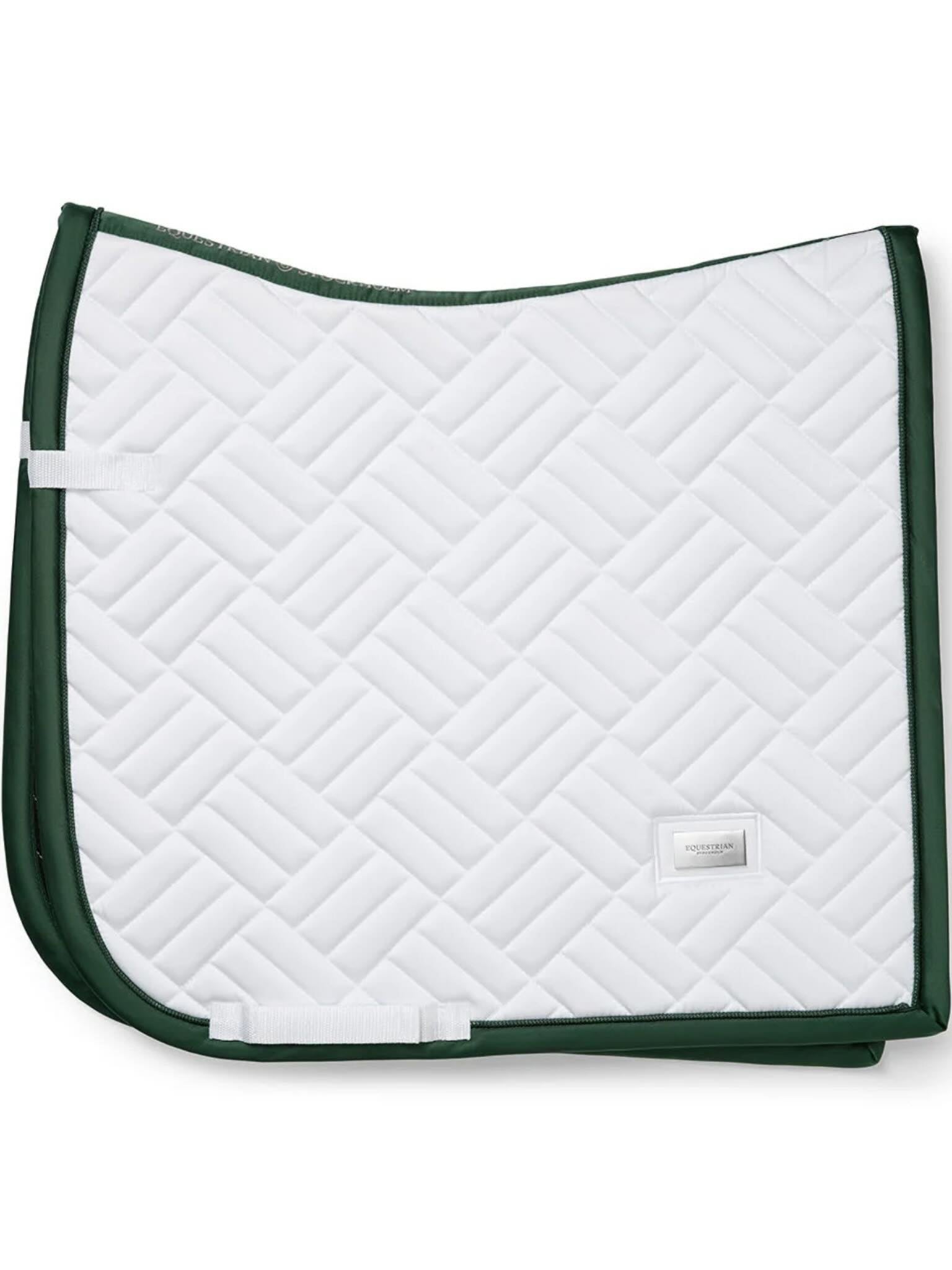 Dressurschabracke Modern White Sycamore Green Schabracke