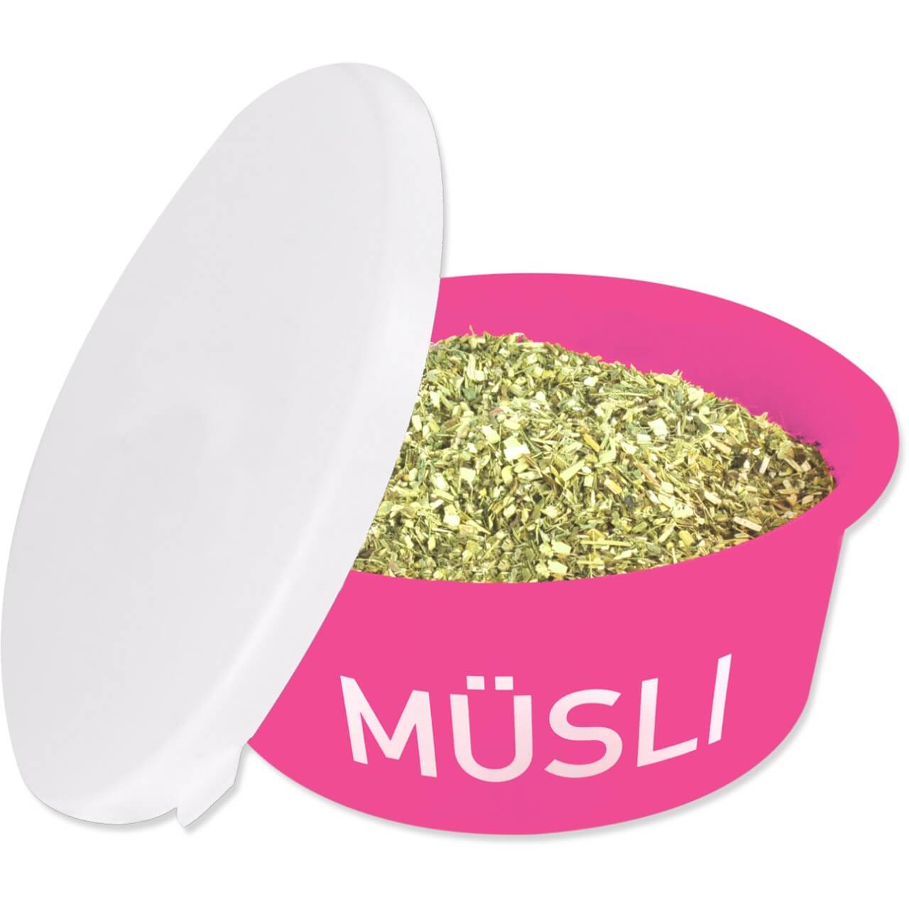 Müsli-Schale mit Deckel Futterschüssel