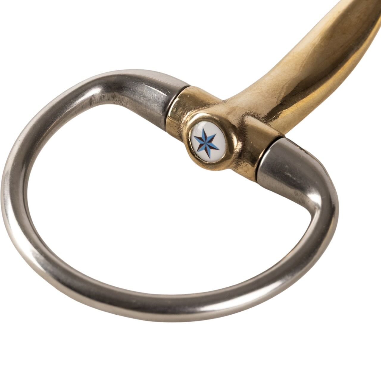 Olivenkopftrense einfach gebrochen Sweet Copper Gebiss