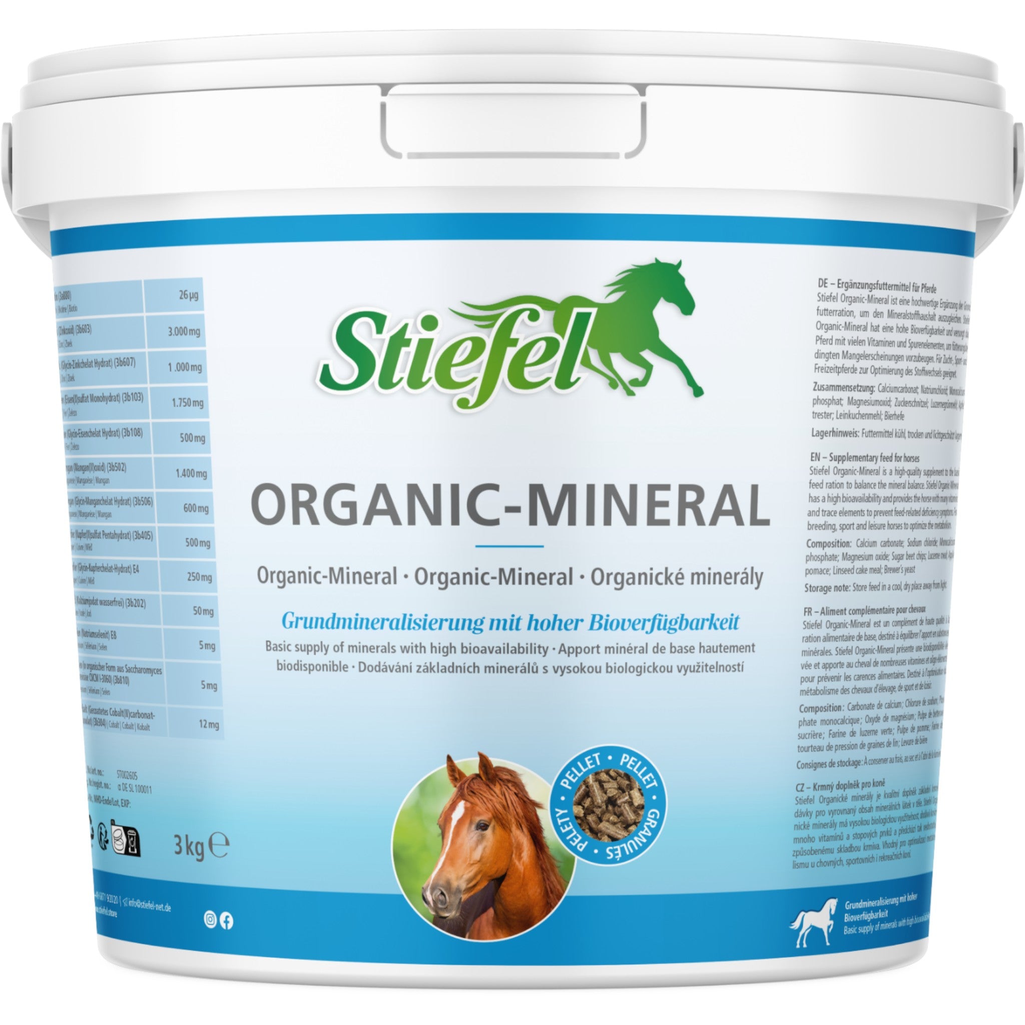 Organic-Mineral Nahrungsergänzungsmittel Pferd