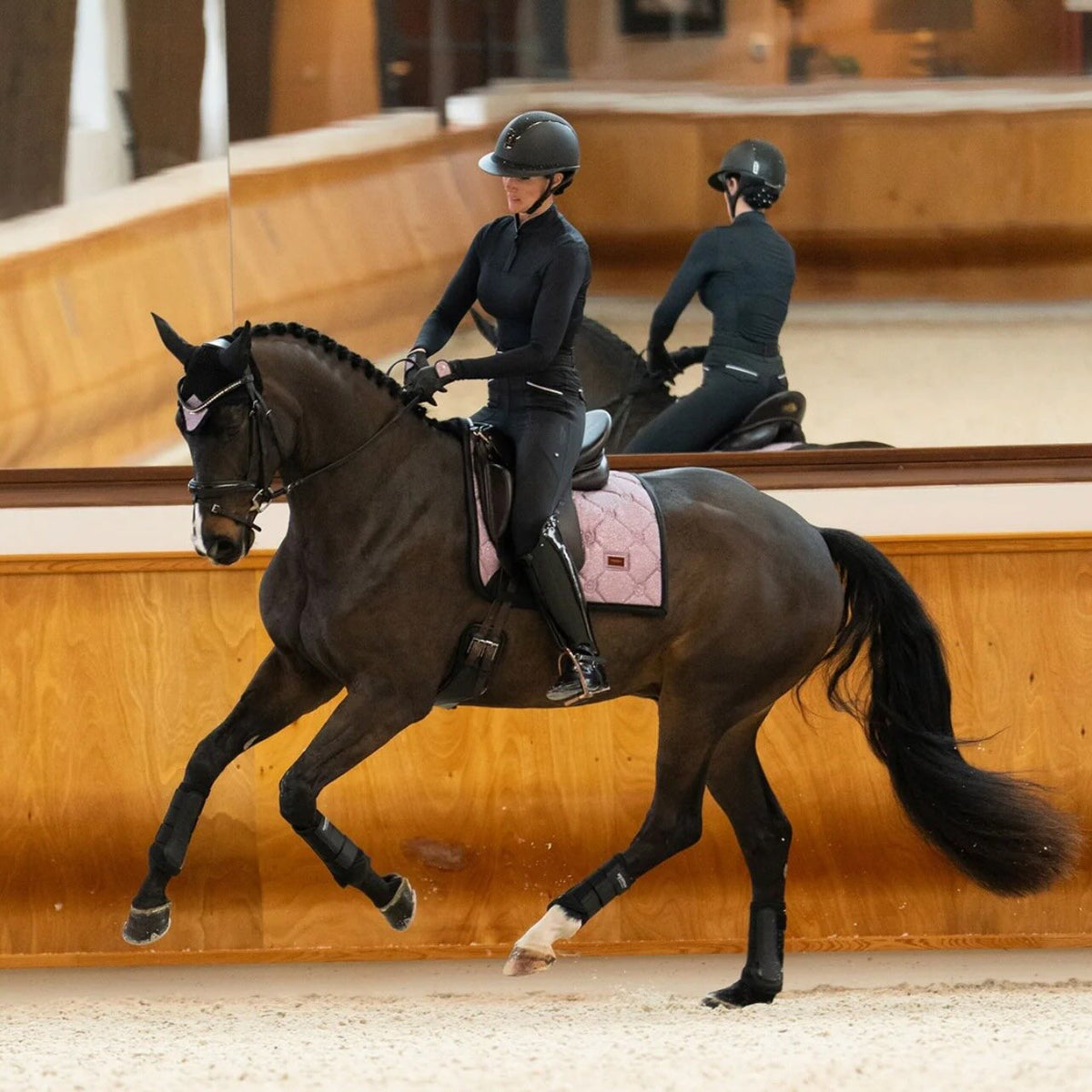 Dressurschabracke Pink Glimmer Schabracke