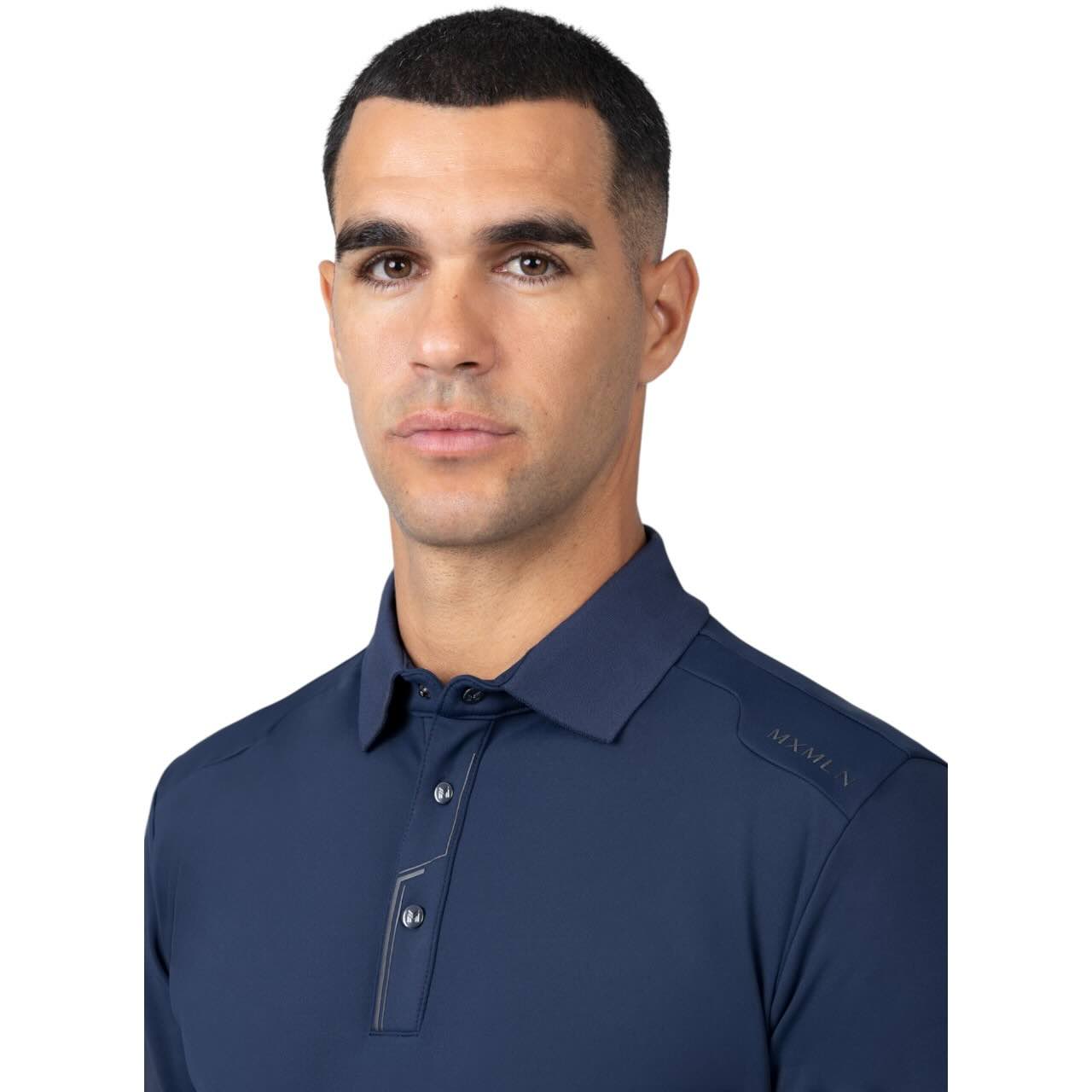 Polo-Shirt Herren Langarm Volt Shirt