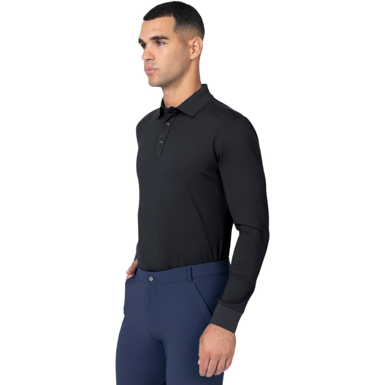 Polo-Shirt Herren Langarm Volt Shirt