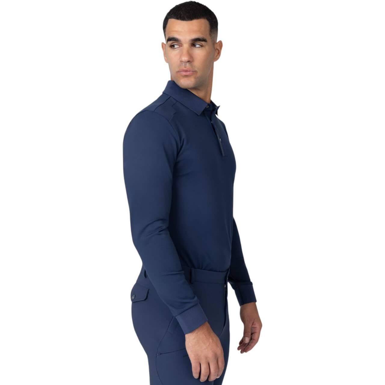 Polo-Shirt Herren Langarm Volt Shirt