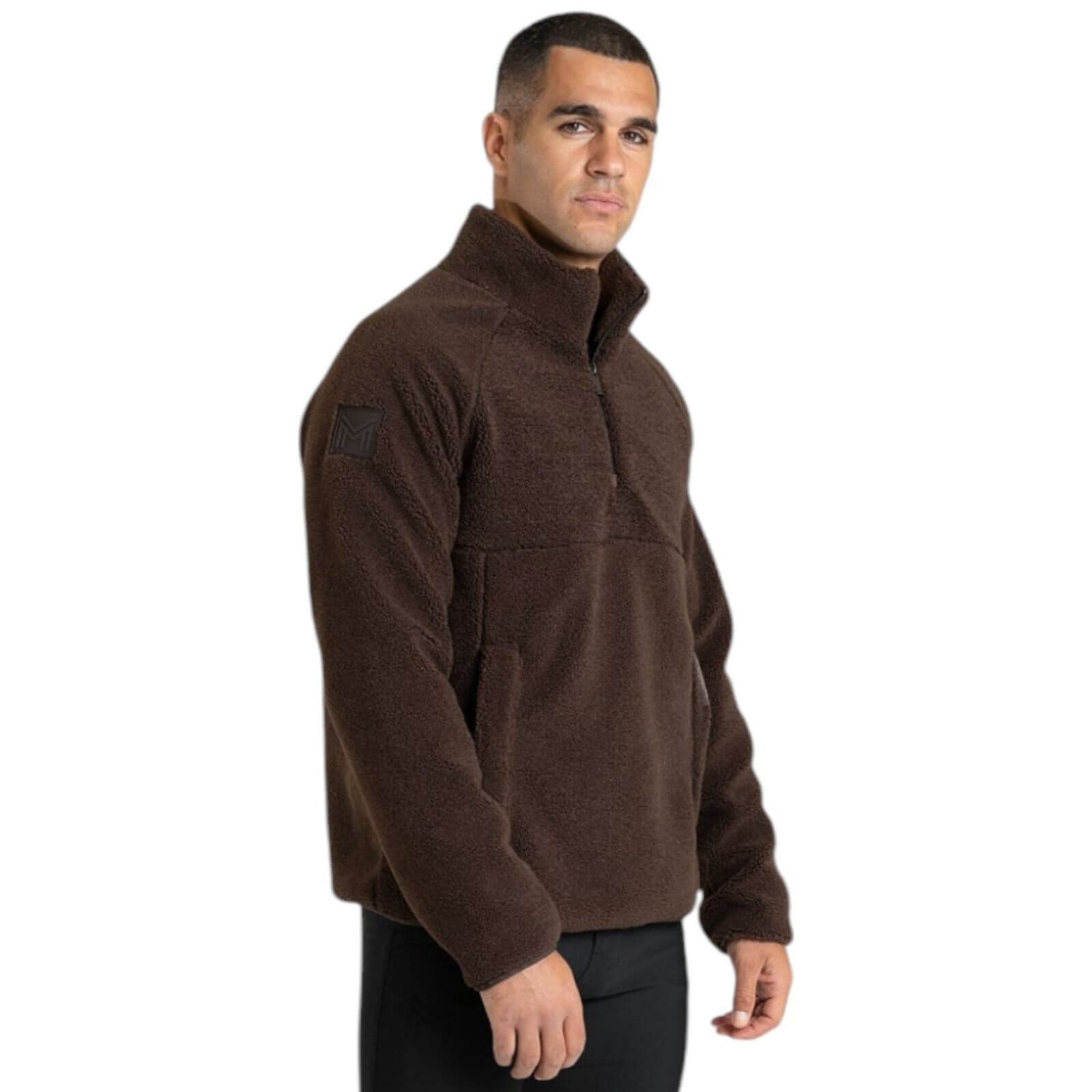 Pullover Unisex Clan Teddy Halfzip Hoodie