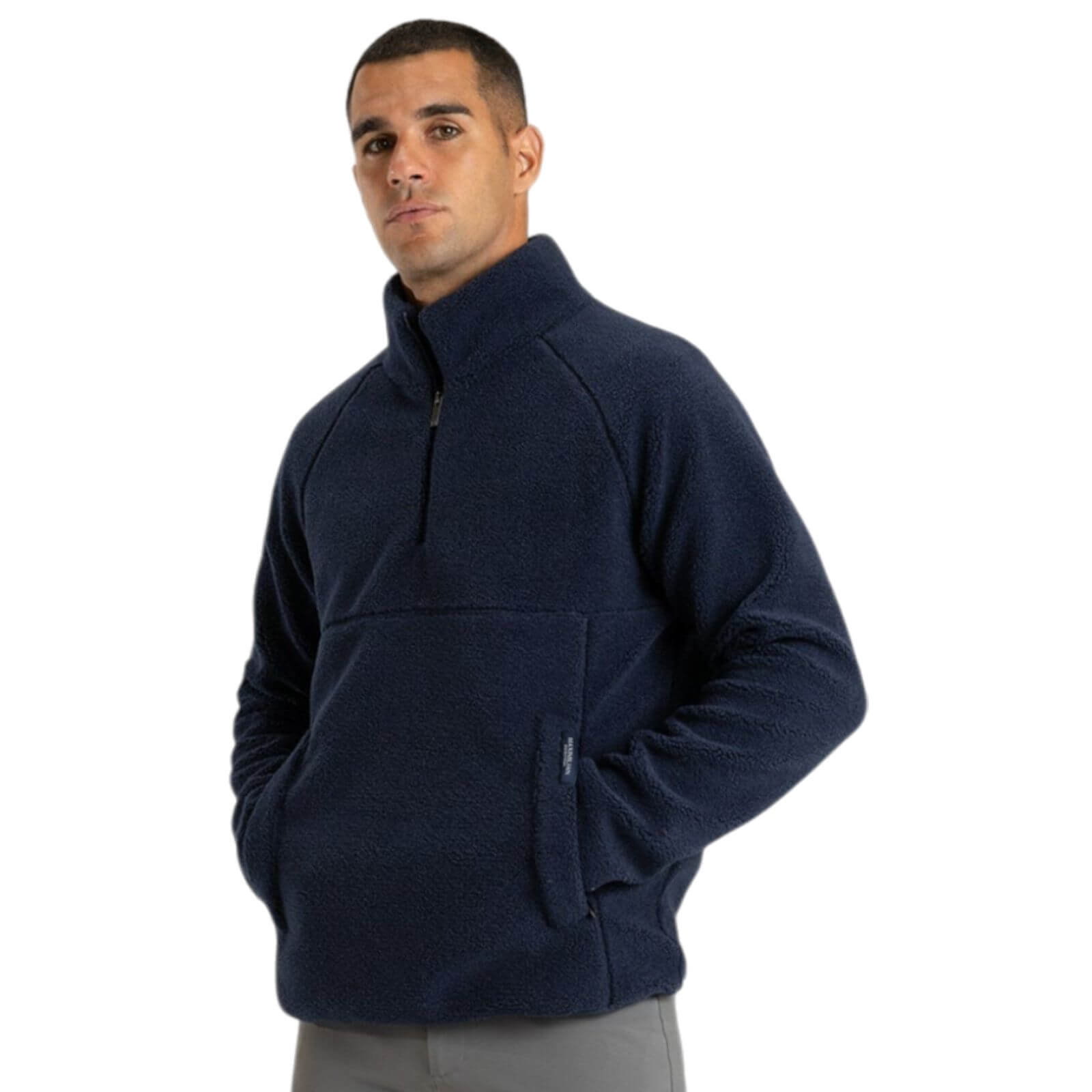 Pullover Unisex Clan Teddy Halfzip Hoodie