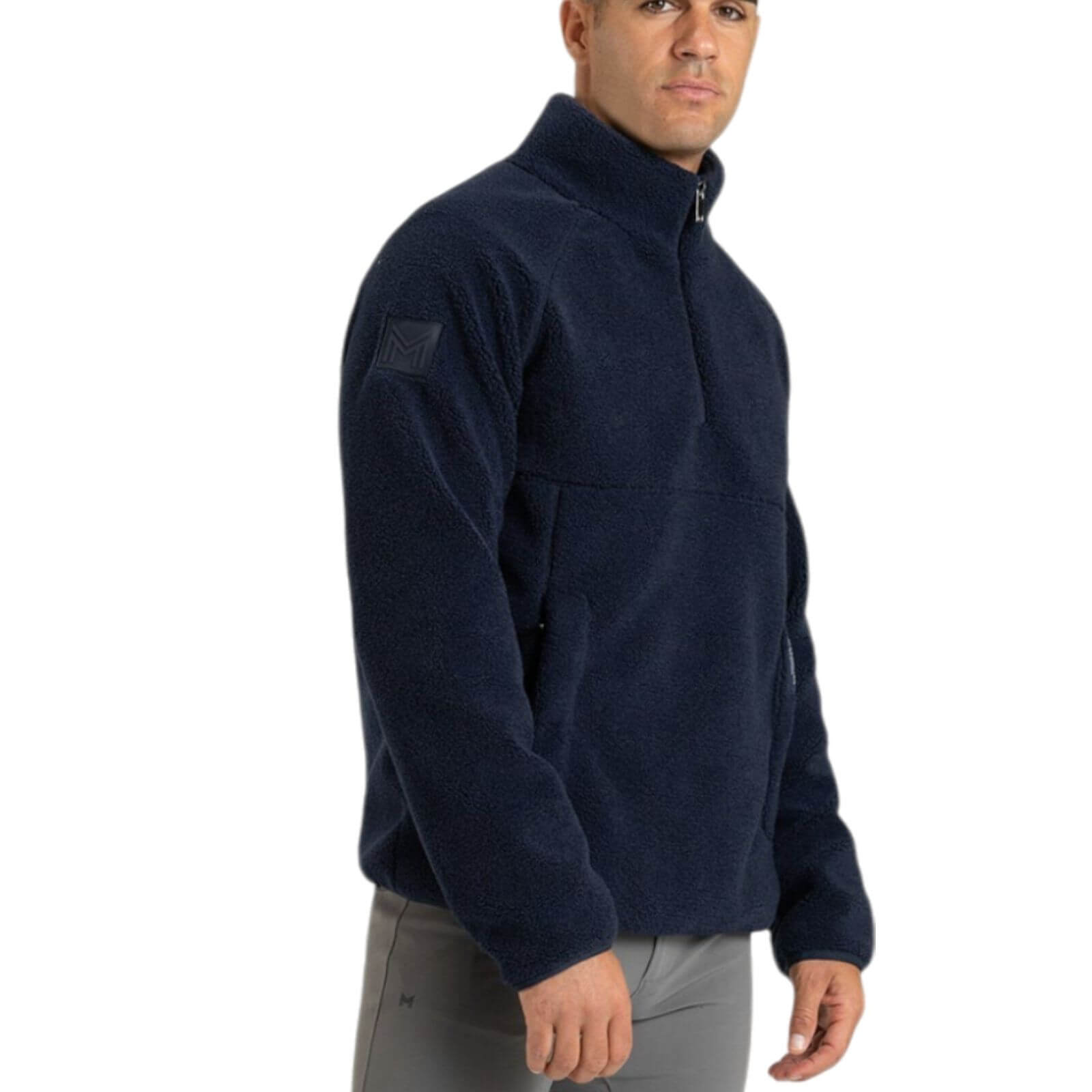 Pullover Unisex Clan Teddy Halfzip Hoodie