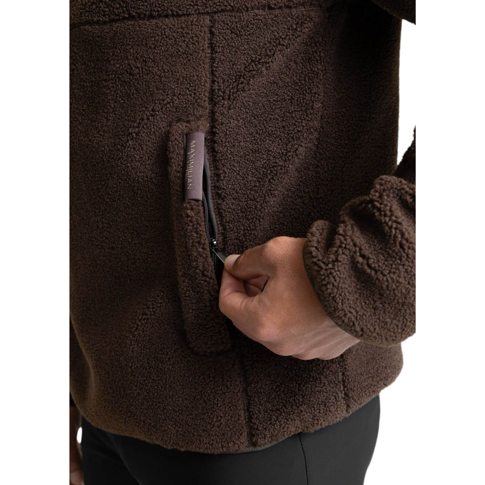 Pullover Unisex Clan Teddy Halfzip Hoodie
