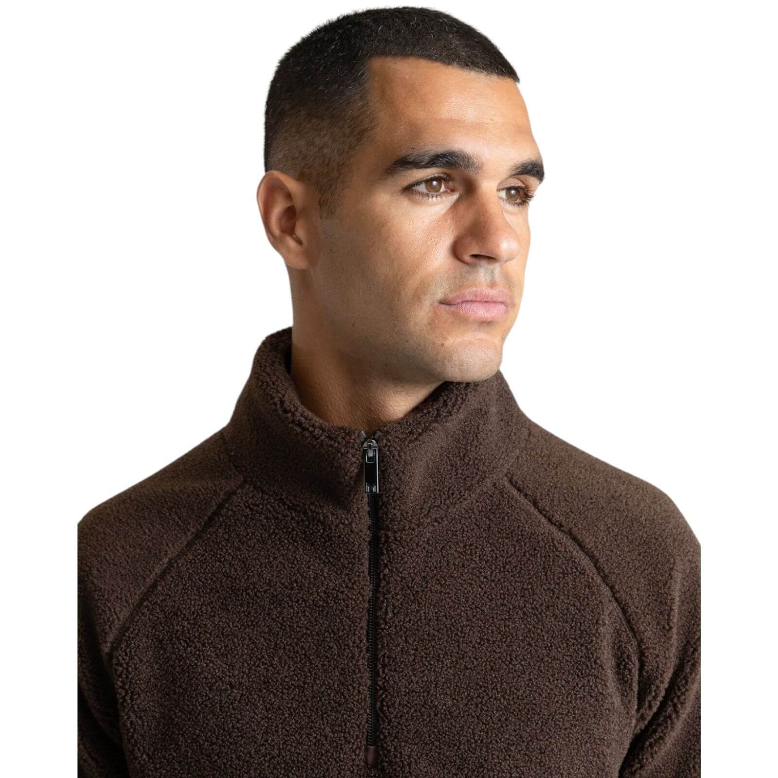Pullover Unisex Clan Teddy Halfzip Hoodie