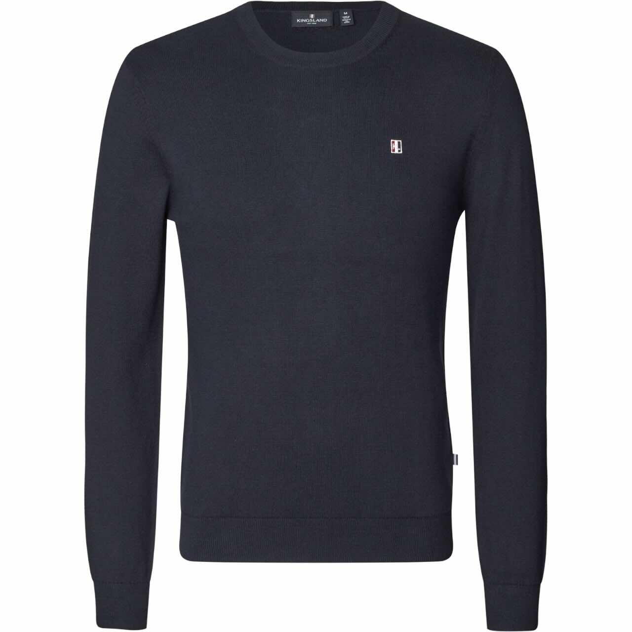 Pullover Herren O-Neck Sweatshirt - Navy / M