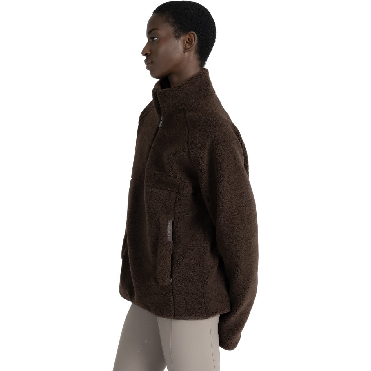 Pullover Unisex Clan Teddy Halfzip Hoodie