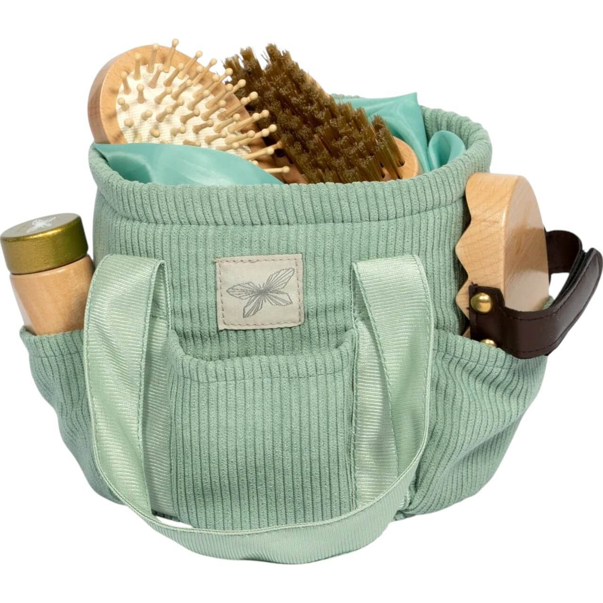 byAstrup Putztasche Corduroy Hobby Horse Tasche, Mintgrün, Produkt allein mit Zubehör.