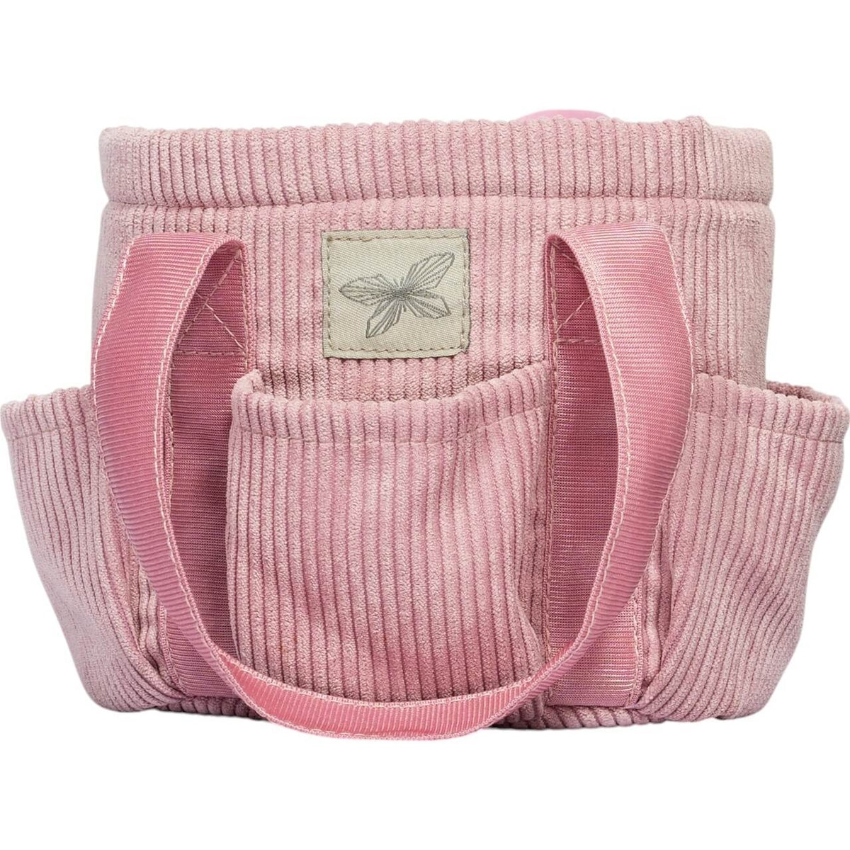 byAstrup Putztasche Corduroy Hobby Horse Tasche, Rose, Produkt allein auf weißem Hintergrund.