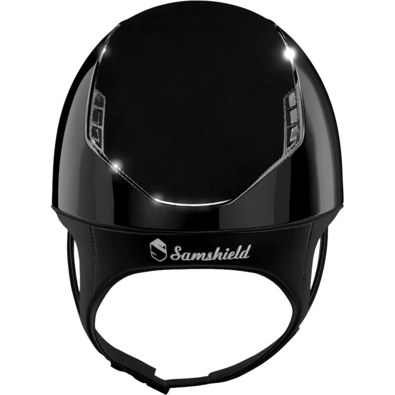 Reithelm 2.0 Black Shadowglossy Top Alcantara Black Trim Chrome Black Blason Crystal Fabric Metallic