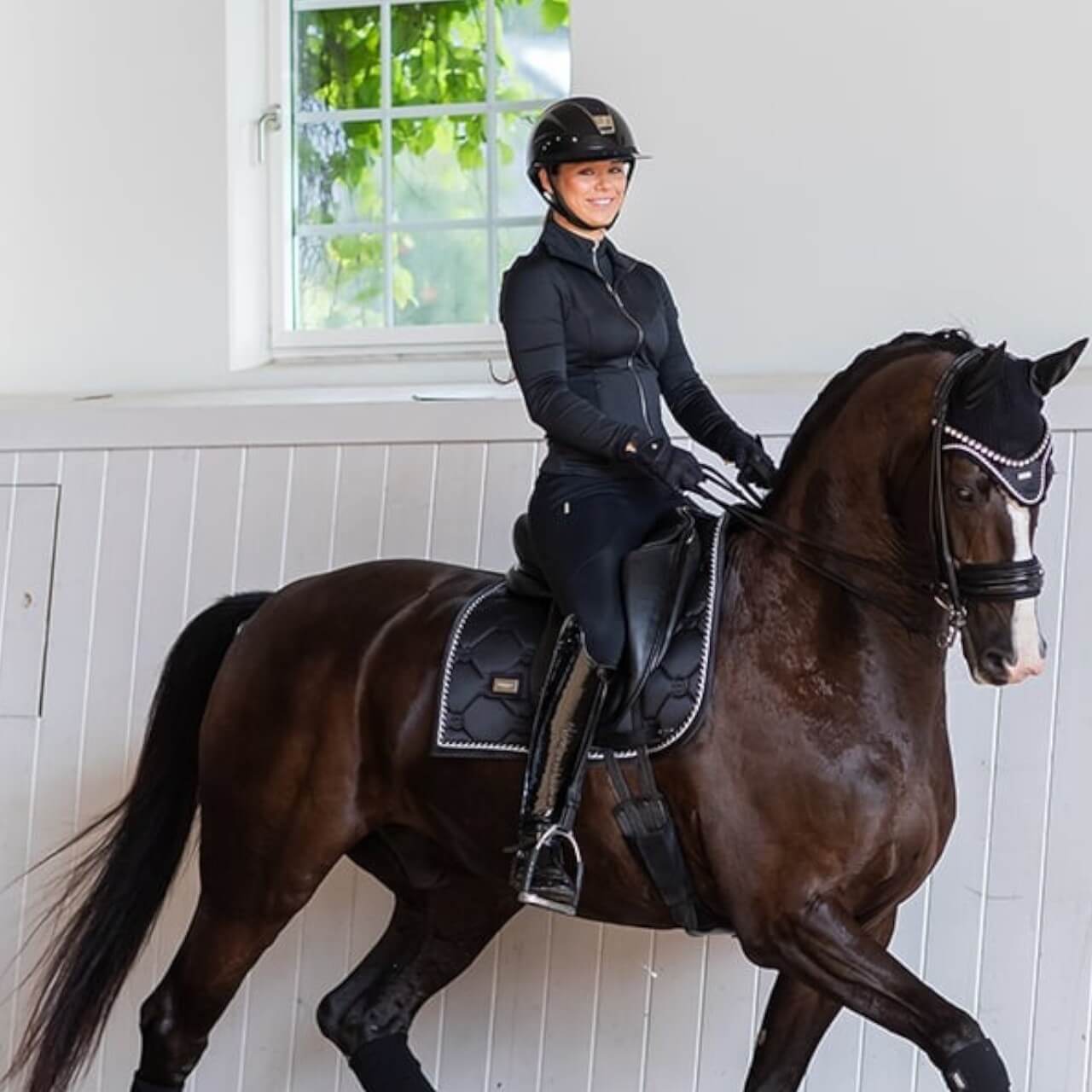 Reithose Damen Full-Grip Compression Supreme Dressur Hose
