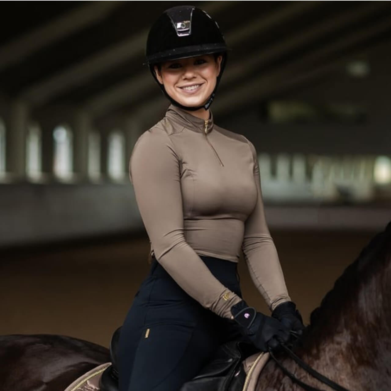 Reithose Damen Full-Grip Compression Supreme Dressur Hose