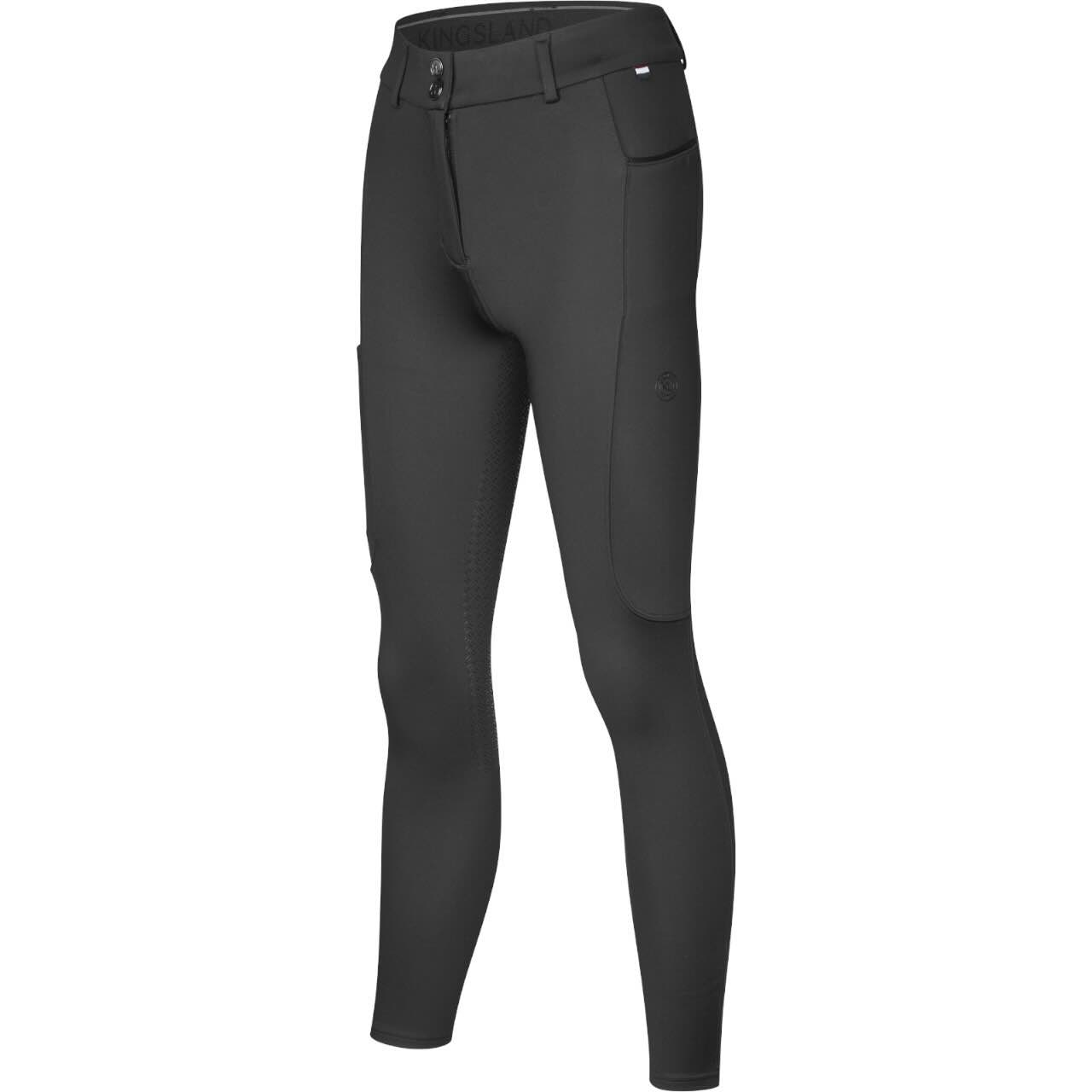Kingsland Reithose Damen Full-Grip KLKornelia HW 2025 Hose, Black, Produkt allein.