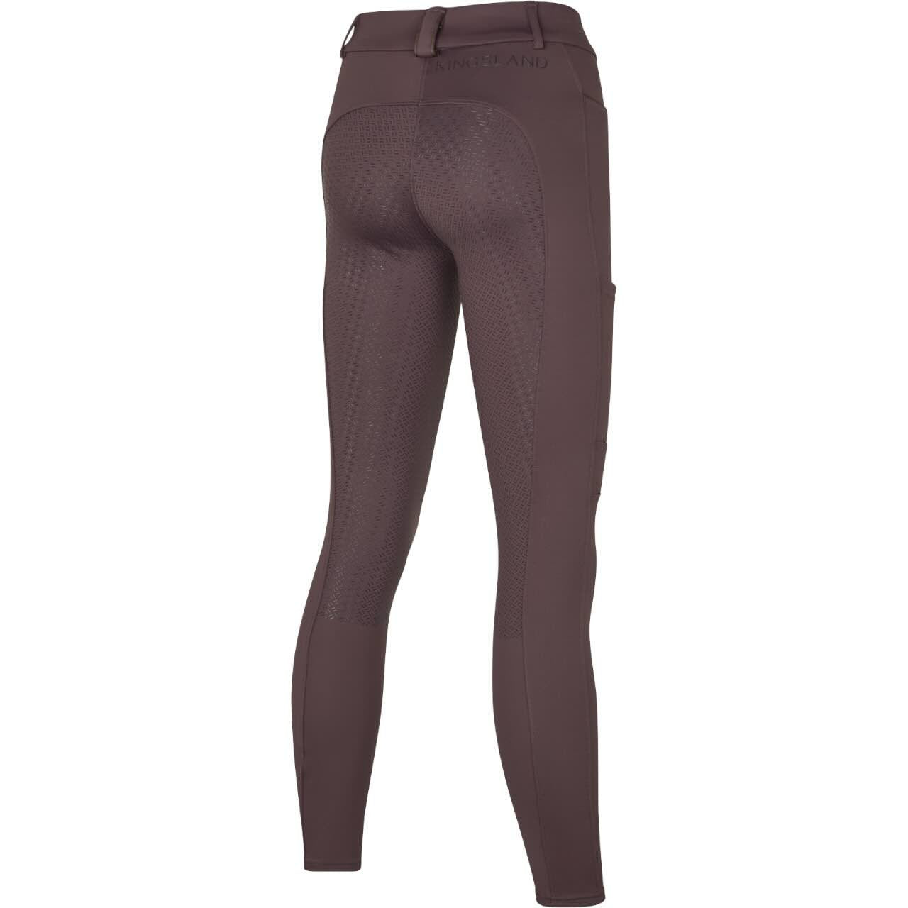 Kingsland Reithose Damen Full-Grip KLKornelia HW 2025 Hose, Braun, Produkt allein.