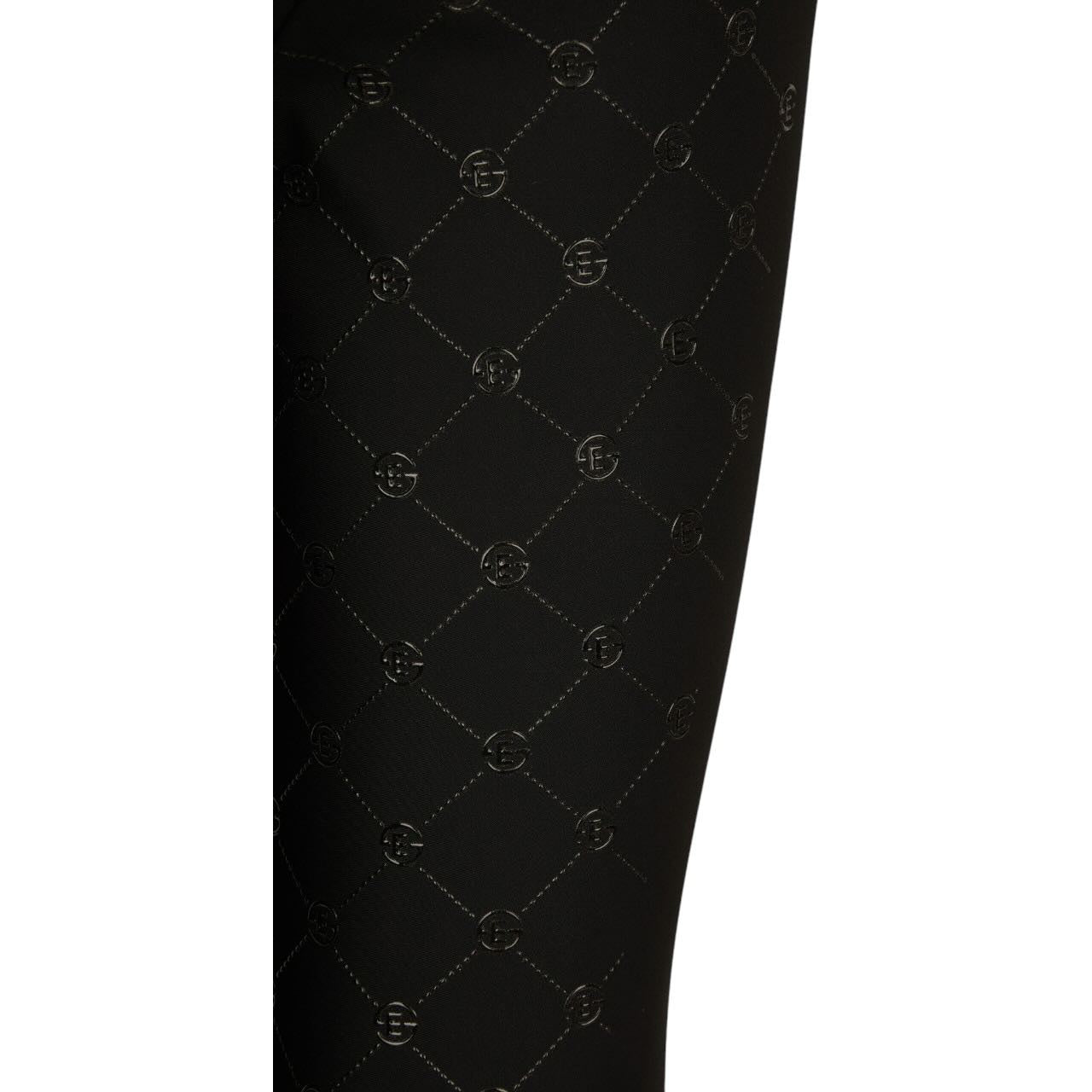 Eskadron Reitleggings Damen Full-Grip Cosy Dynamic 2025 Leggings, Schwarz, Detailaufnahme auf weißem Hintergrund.