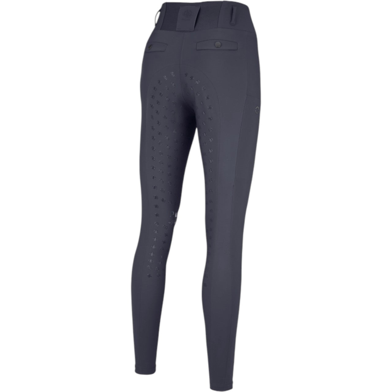 Pikeur Reitleggings Damen Full-Grip Linnett Athleisure HW 2025 Leggings, Dunkelblau, Produkt allein auf weißem Hintergrund.