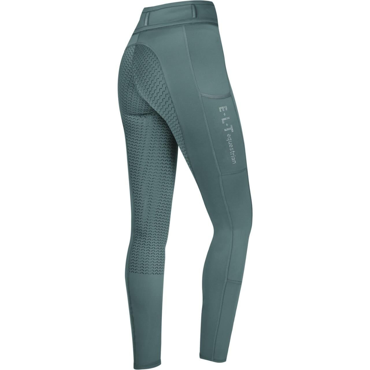 Reitleggings Damen Full-Grip Ella Glam Damenreitleggings
