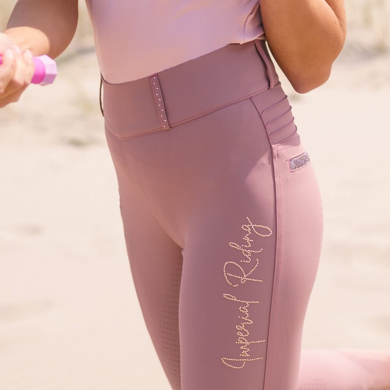 Reitleggings Damen Full-Grip IRHShiny Sparks Classic Damenleggings