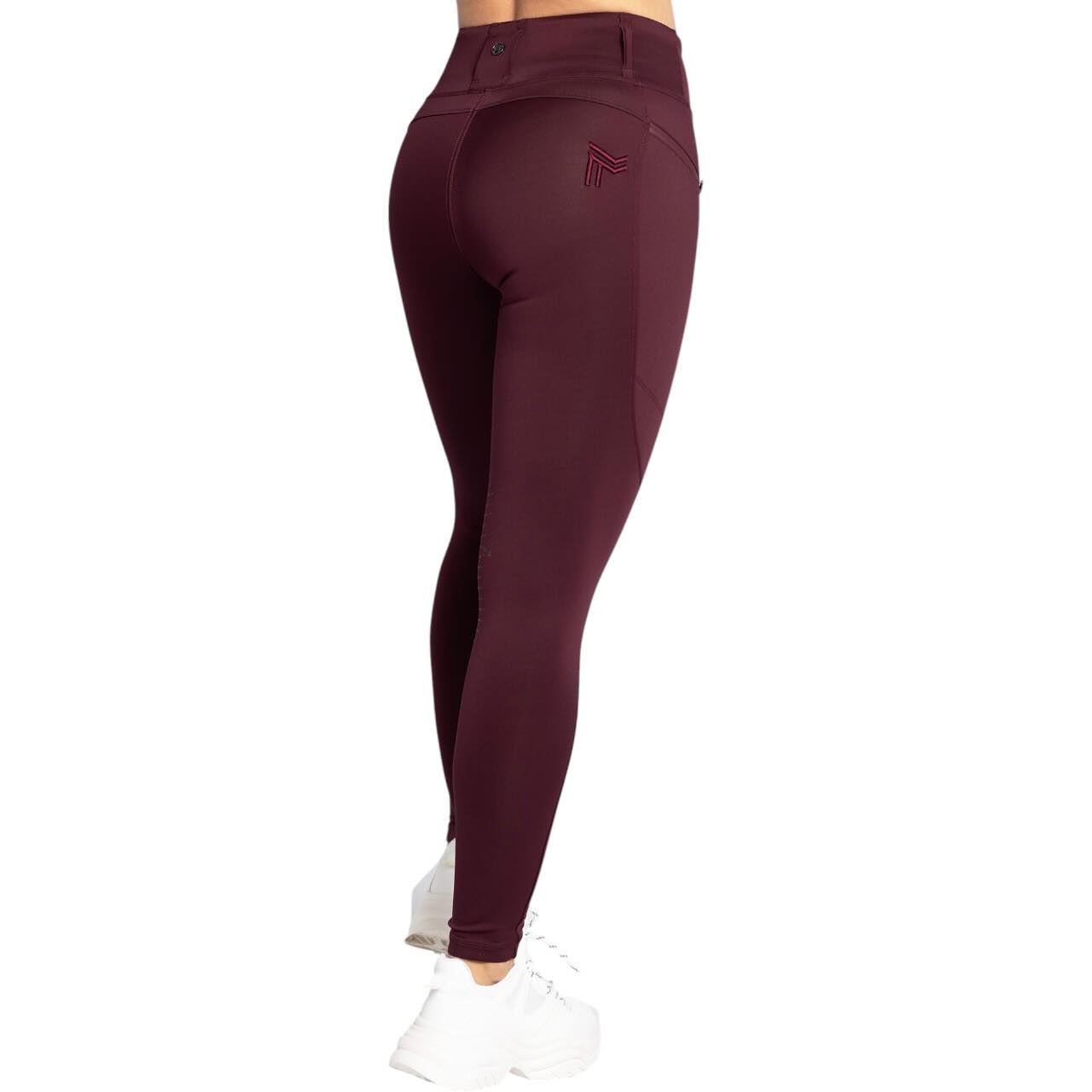 Reitleggings Damen Full-Grip Studio Damenreitleggings