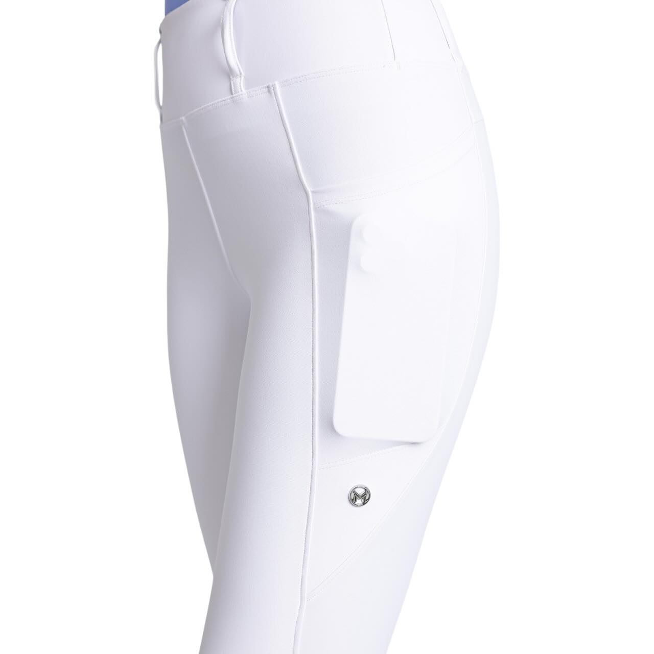 Reitleggings Damen Full-Grip Studio Damenreitleggings
