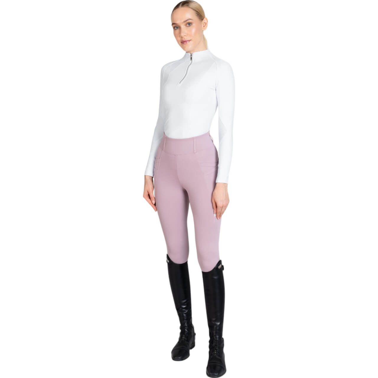 Reitleggings Damen Full-Grip Tech Damenreitleggings