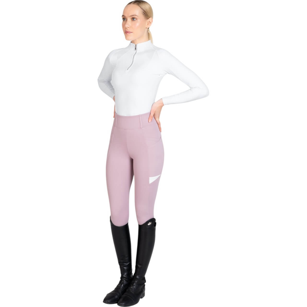 Reitleggings Damen Full-Grip Tech Damenreitleggings