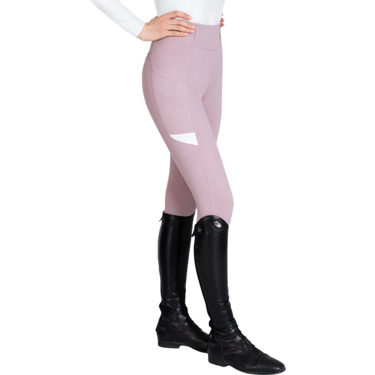 Reitleggings Damen Full-Grip Tech Damenreitleggings