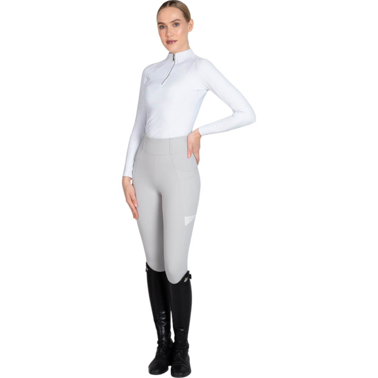 Reitleggings Damen Full-Grip Tech Damenreitleggings