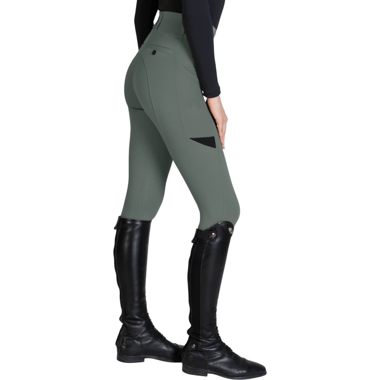 Reitleggings Damen Full-Grip Tech Damenreitleggings