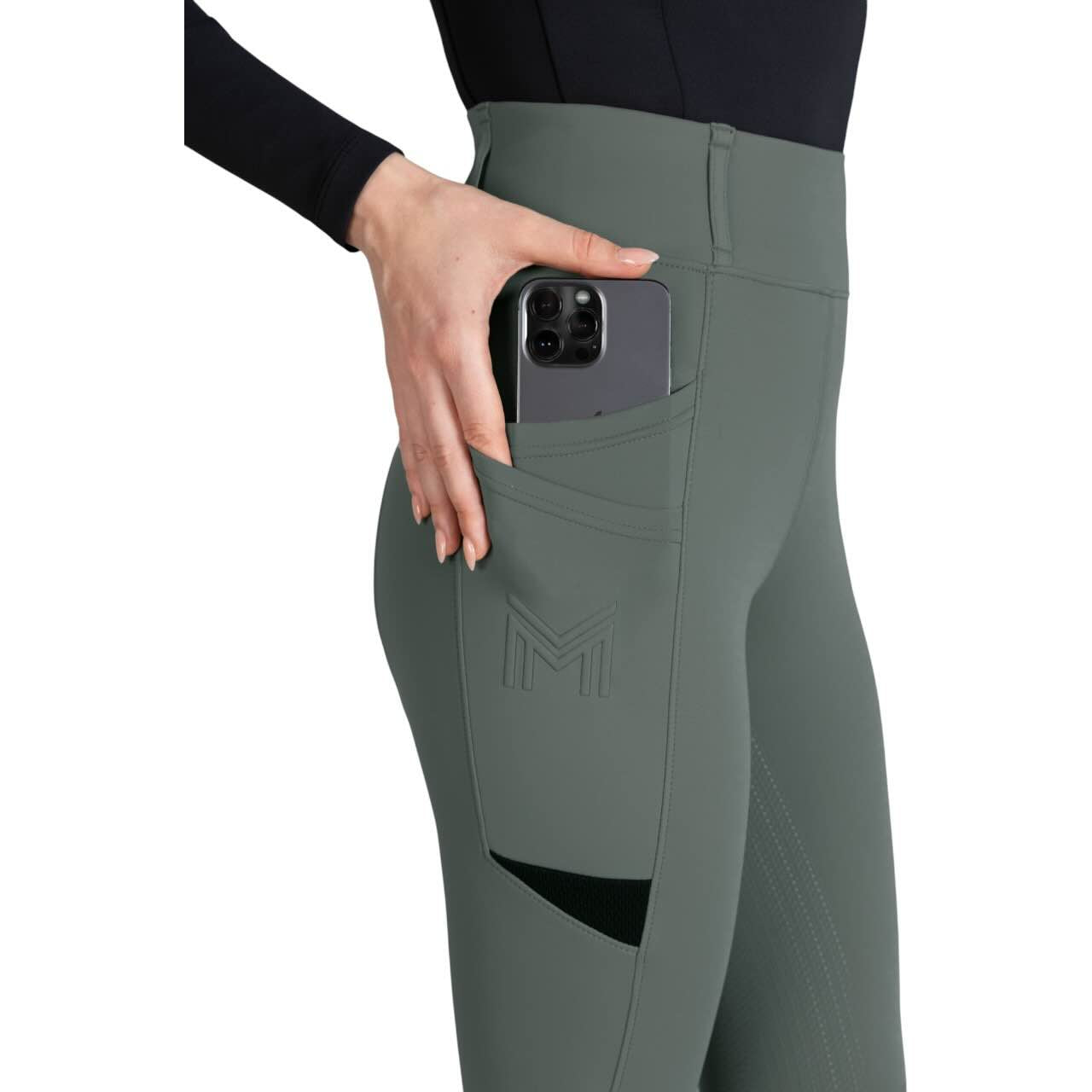 Reitleggings Damen Full-Grip Tech Damenreitleggings