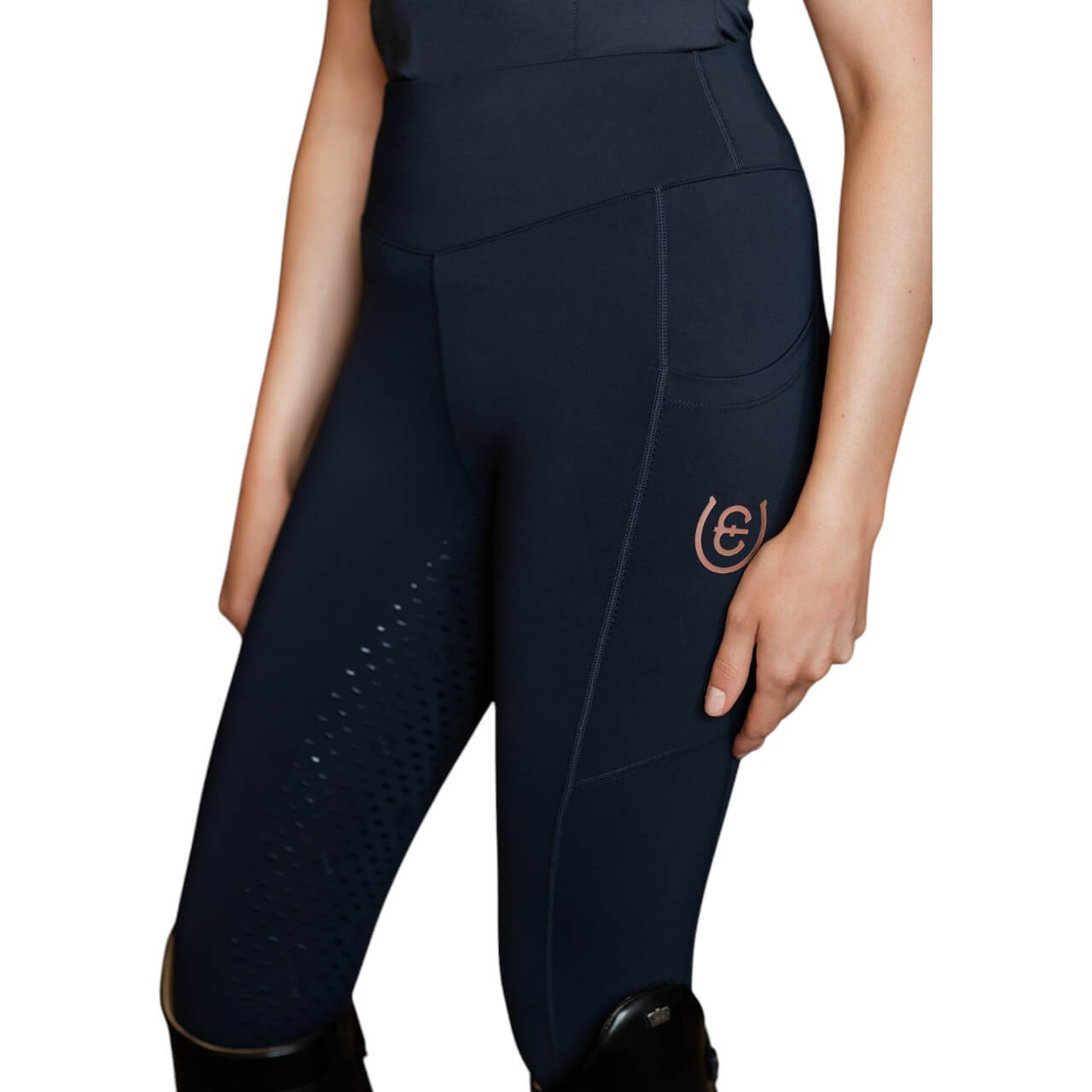 Reitleggings Damen Knee-Grip Movement Leggings