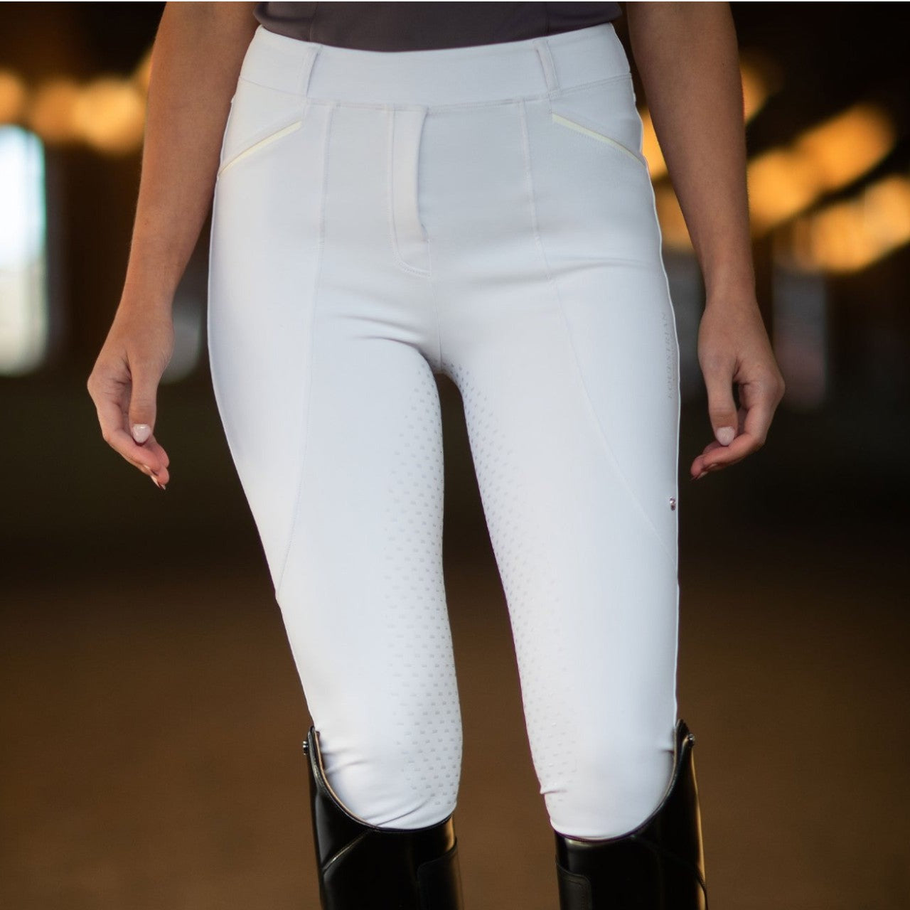 Reitleggings Damen Knee-Grip Premium Leggings